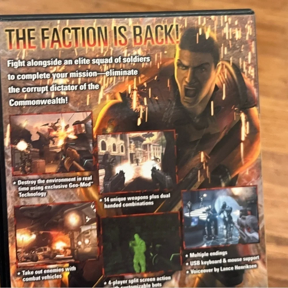 Playstation 2 Red Faction II Video Game 2002. Sony Case and Disc